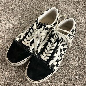 Platform Checkered Vans